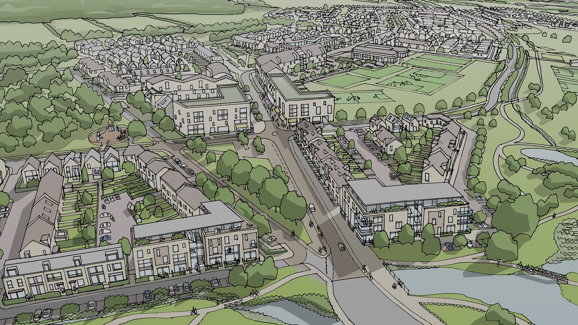 Graven Hill, Bicester. Hoare Lea